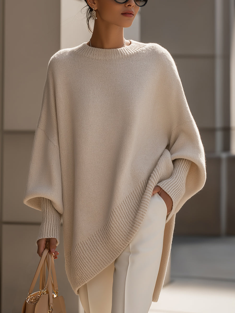 Claudia™ | Maglione elegante oversize in maglia morbida