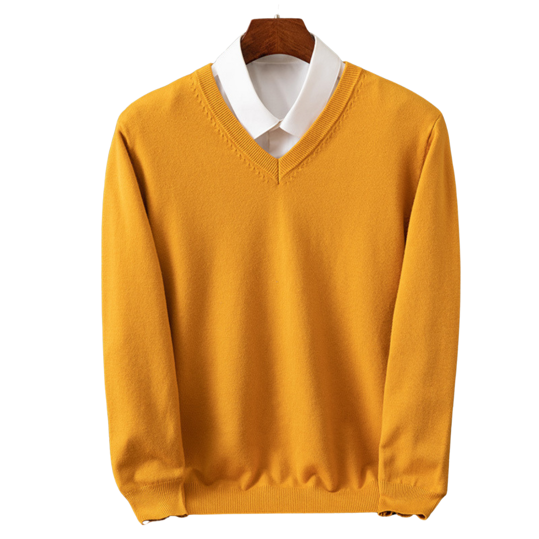 Massimo™  | Maglione cashmere scollo V