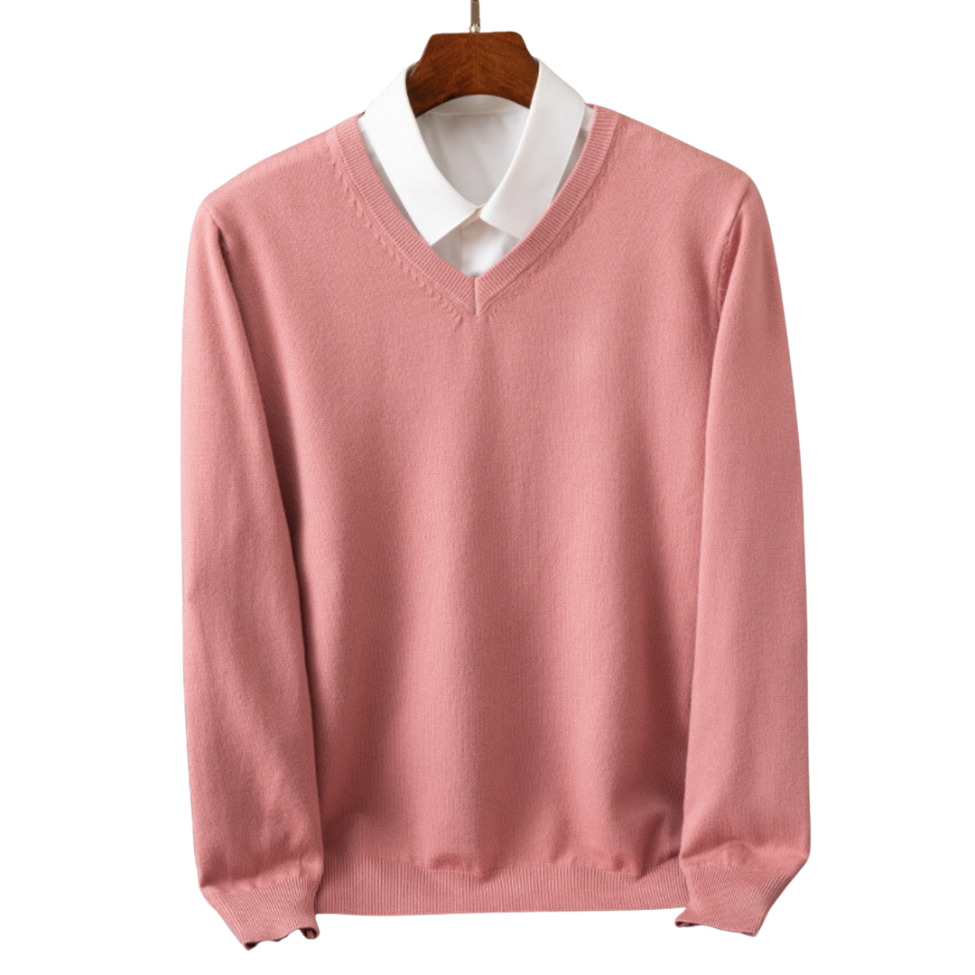 Massimo™  | Maglione cashmere scollo V
