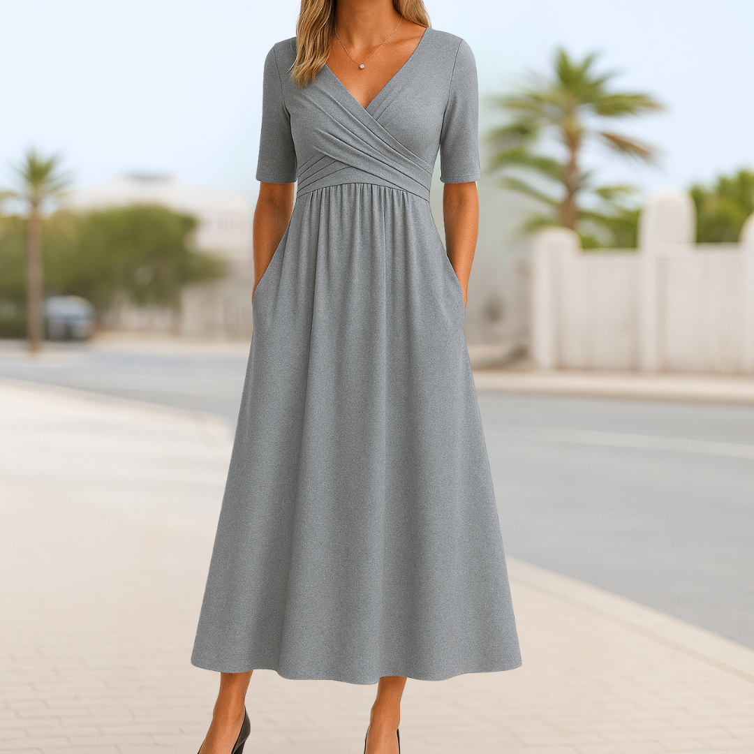 Veronica™ | Elegante abito midi dal fascino intramontabile
