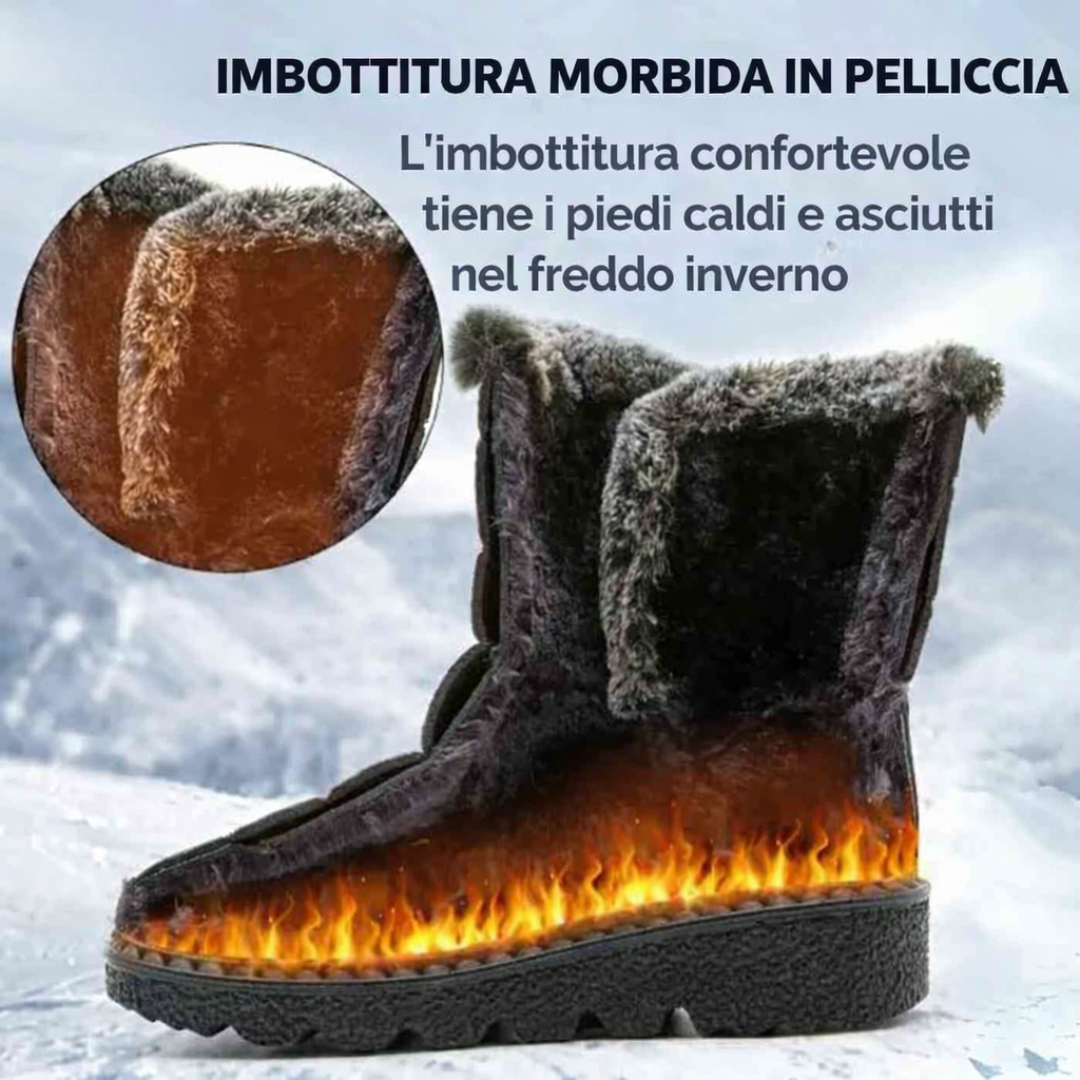 Lia™ | Stivali invernali antiscivolo imbottiti
