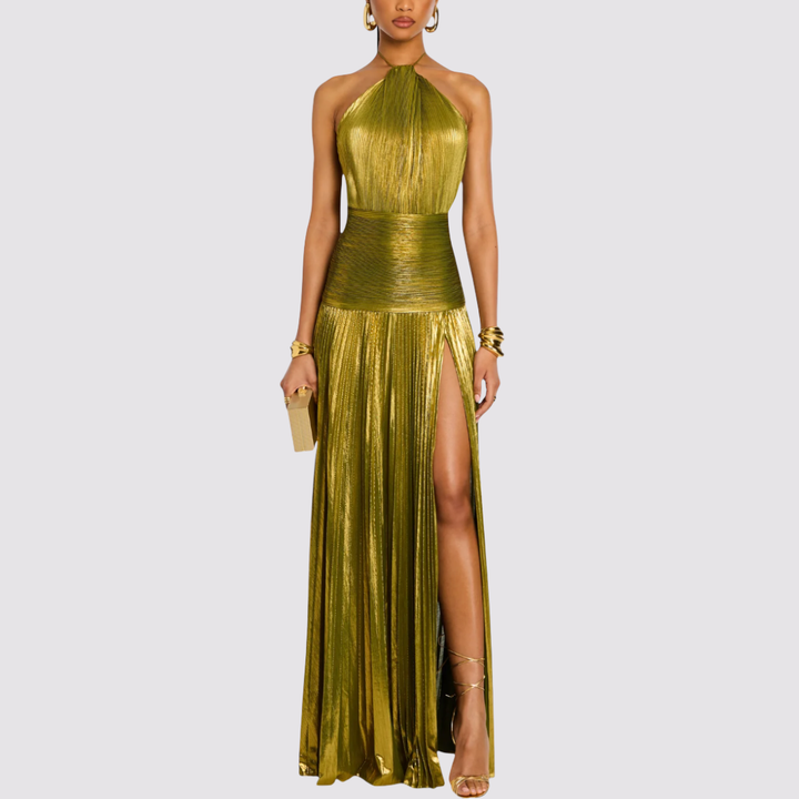 Martina™ | Abito da Sera Metallico Elegante