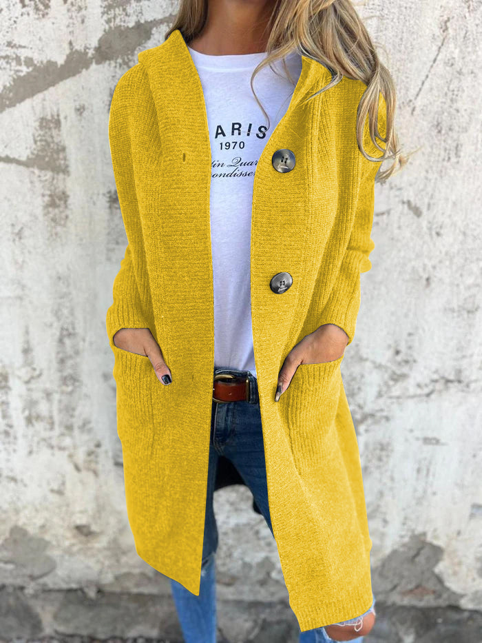 Viola™ | Morbido cardigan lungo con bottoni
