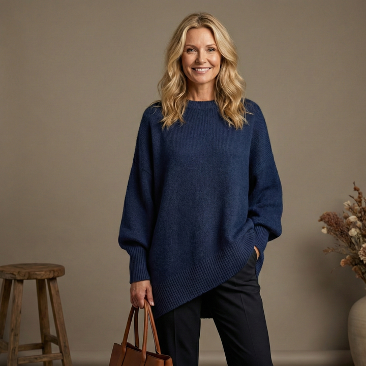 Claudia™ | Maglione elegante oversize in maglia morbida