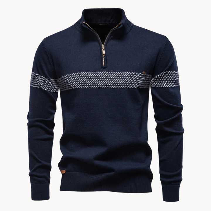 Timo™ | Maglione caldo con mezza zip