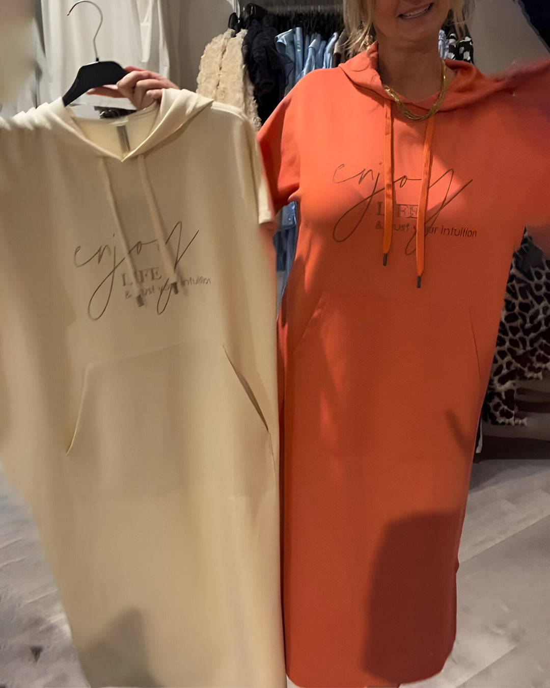 Sasha™ | Abito felpa con cappuccio