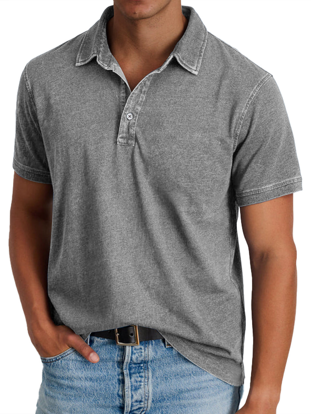 Menzo™ | Polo in Cotone Lavato
