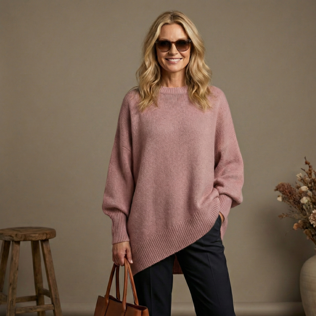 Claudia™ | Maglione elegante oversize in maglia morbida