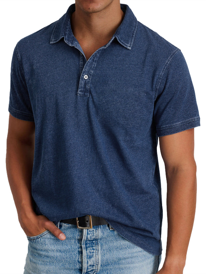 Menzo™ | Polo in Cotone Lavato