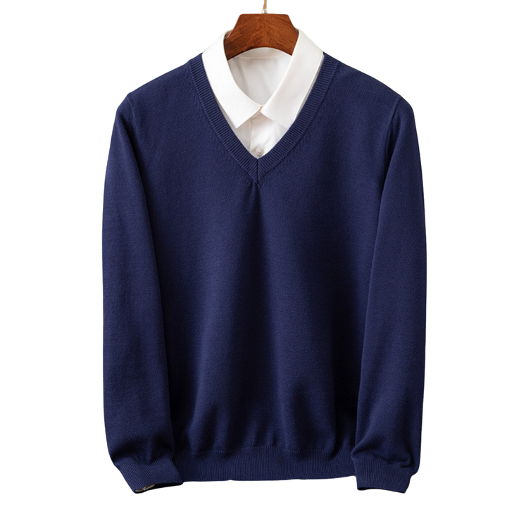 Massimo™  | Maglione cashmere scollo V