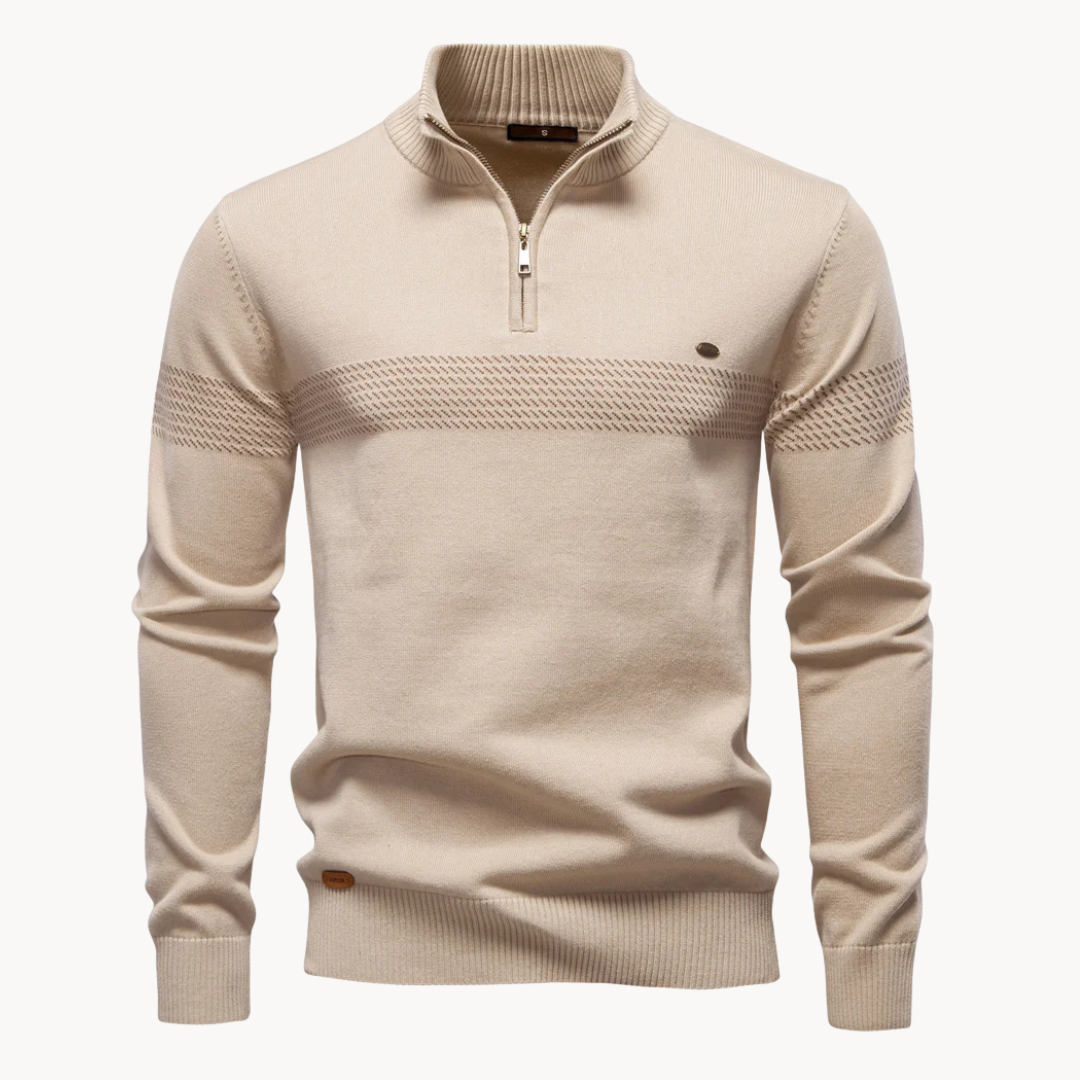 Timo™ | Maglione caldo con mezza zip