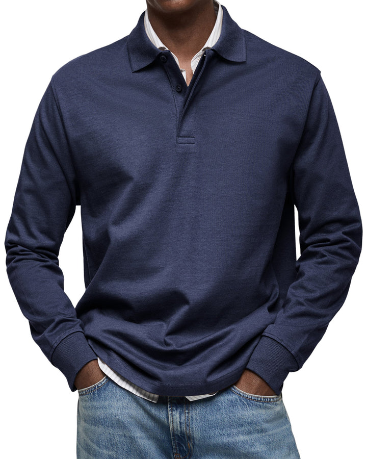 Gabriele™ | Polo a Maniche Lunghe Casual