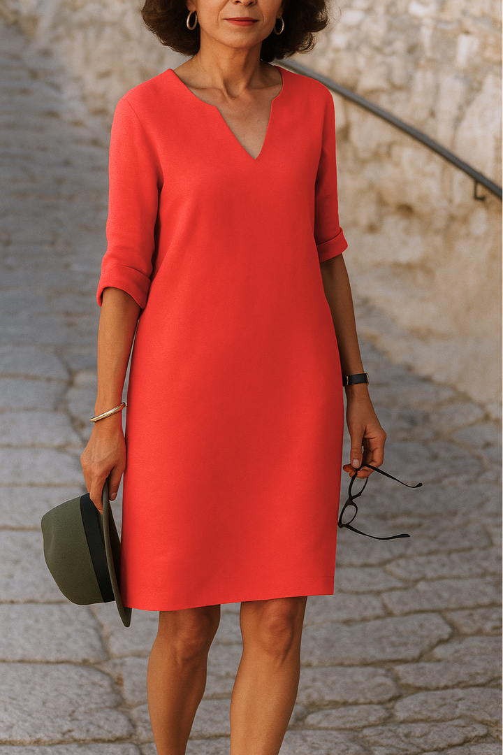 Rita™ | Abito elegante con scollo a V.