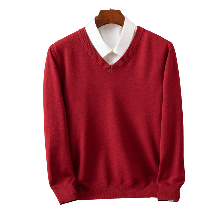 Massimo™  | Maglione cashmere scollo V