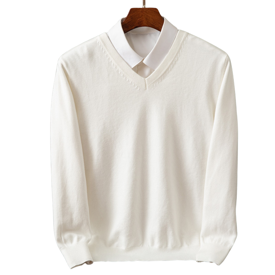 Massimo™  | Maglione cashmere scollo V