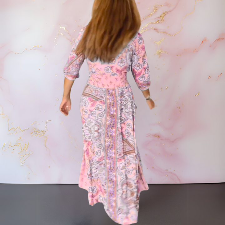 Anita™ | Elegante maxi-abito boho con cintura