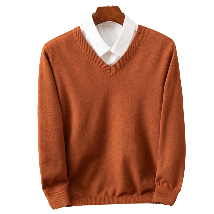Massimo™  | Maglione cashmere scollo V