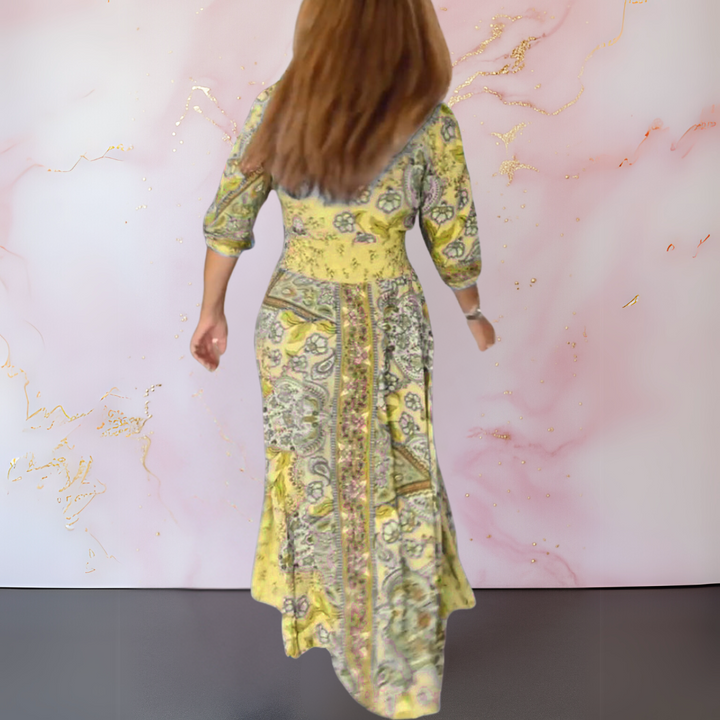 Anita™ | Elegante maxi-abito boho con cintura