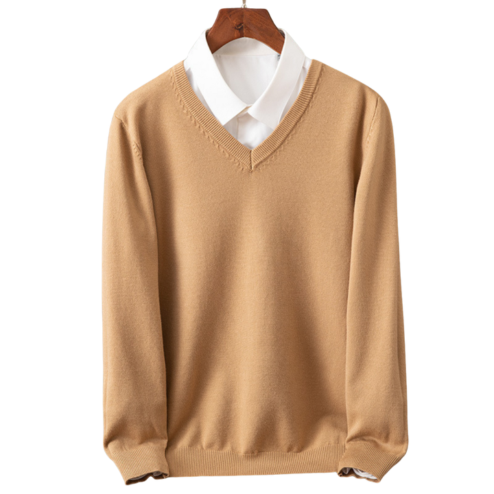 Massimo™  | Maglione cashmere scollo V