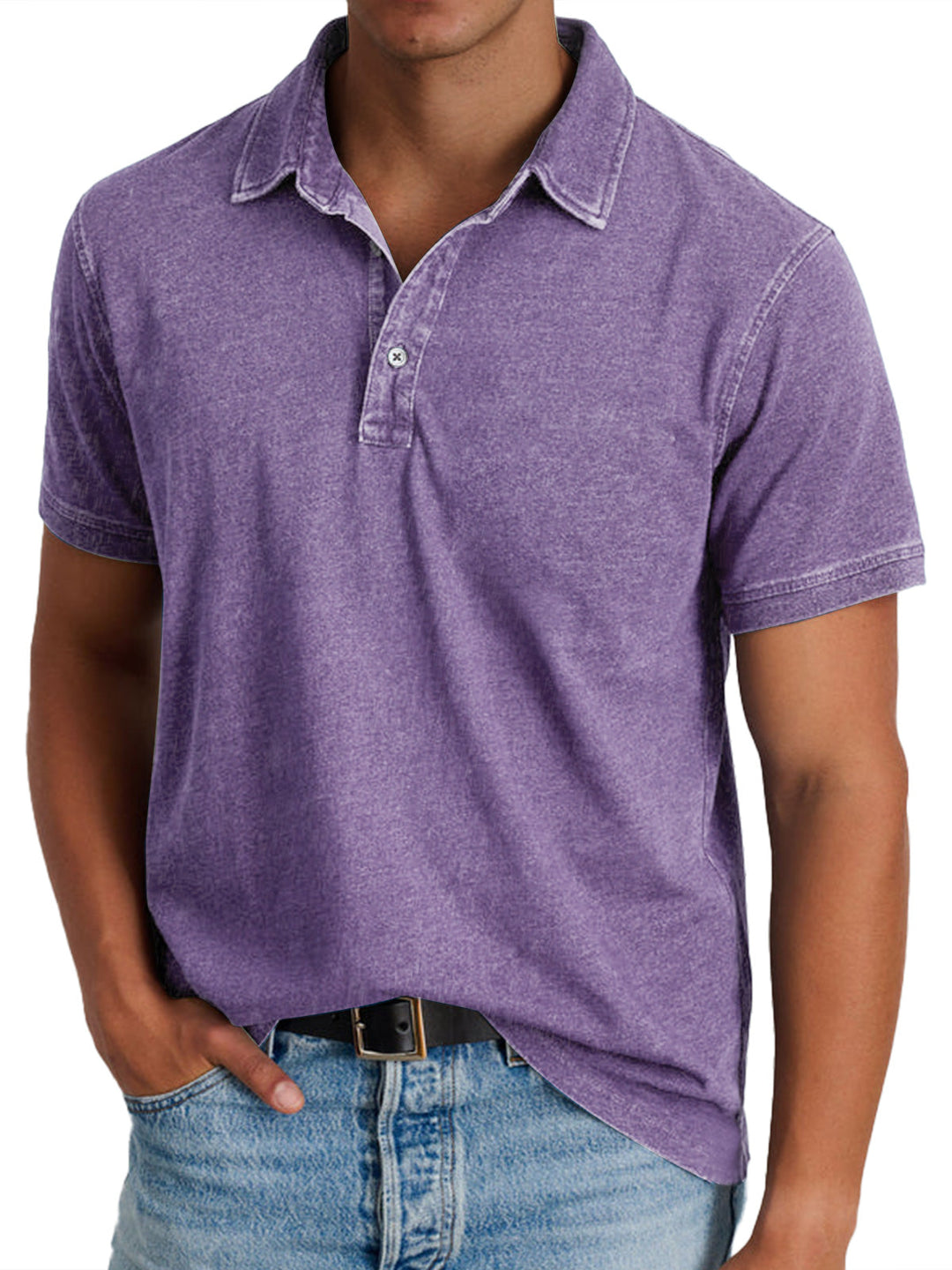 Menzo™ | Polo in Cotone Lavato