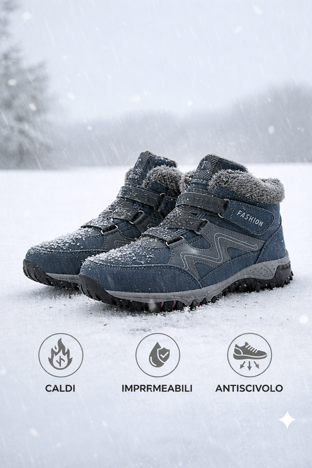 Simona™ | Stivali Invernali Ortopedici Antiscivolo