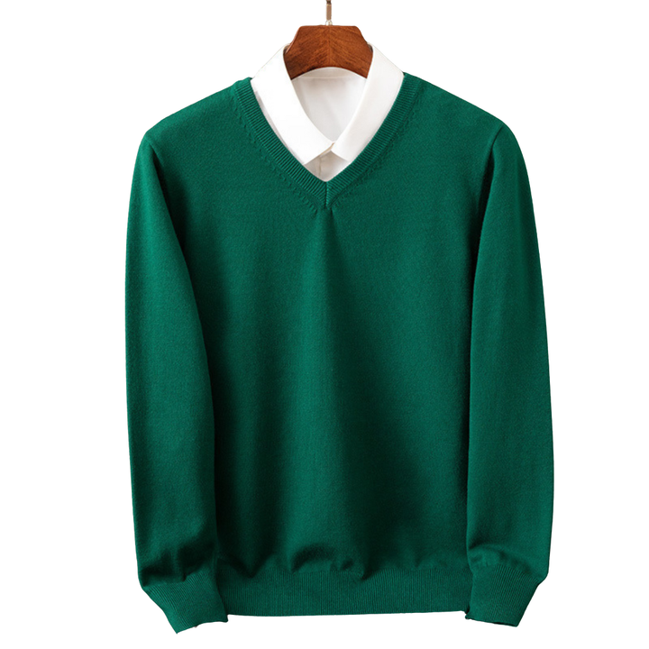 Massimo™  | Maglione cashmere scollo V