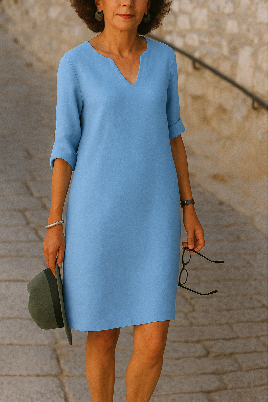 Rita™ | Abito elegante con scollo a V.