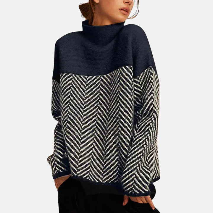 Norah™  | Maglione a collo alto in cotone