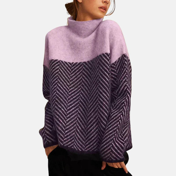 Norah™  | Maglione a collo alto in cotone