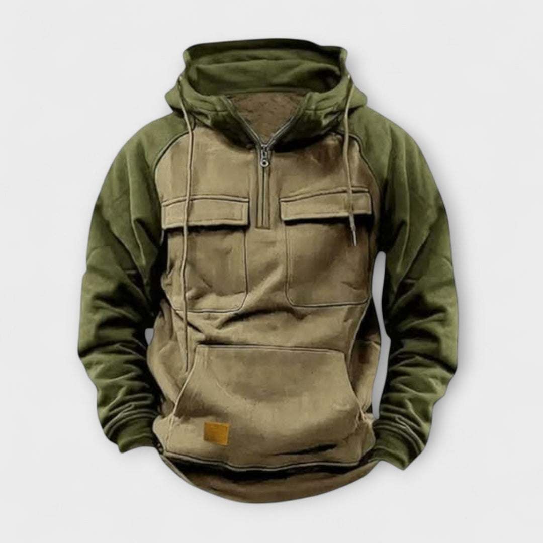 Tommaso™ | Felpa Casual con Tasche e Mezza Zip