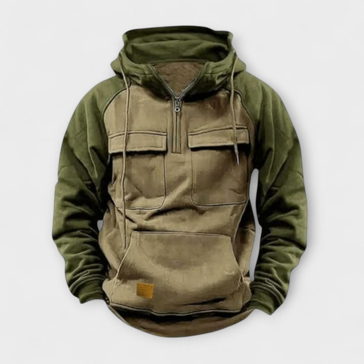 Tommaso™ | Felpa Casual con Tasche e Mezza Zip