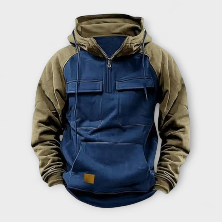 Tommaso™ | Felpa Casual con Tasche e Mezza Zip