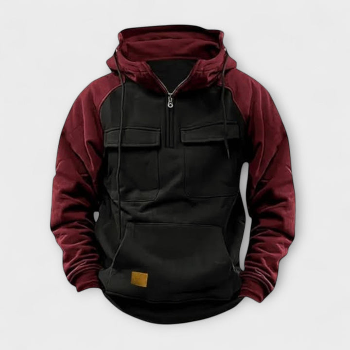 Tommaso™ | Felpa Casual con Tasche e Mezza Zip