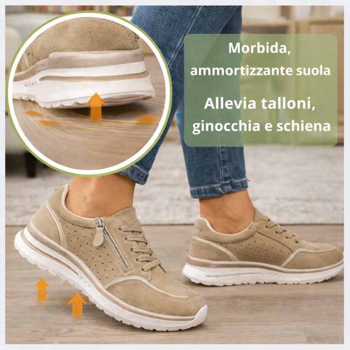 Miriam™ | Scarpe Ortopediche con Zip Laterale