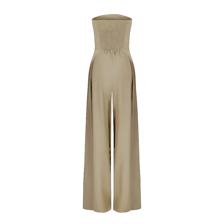 Evania™ | Elegante Tuta Strapless a Gamba Larga