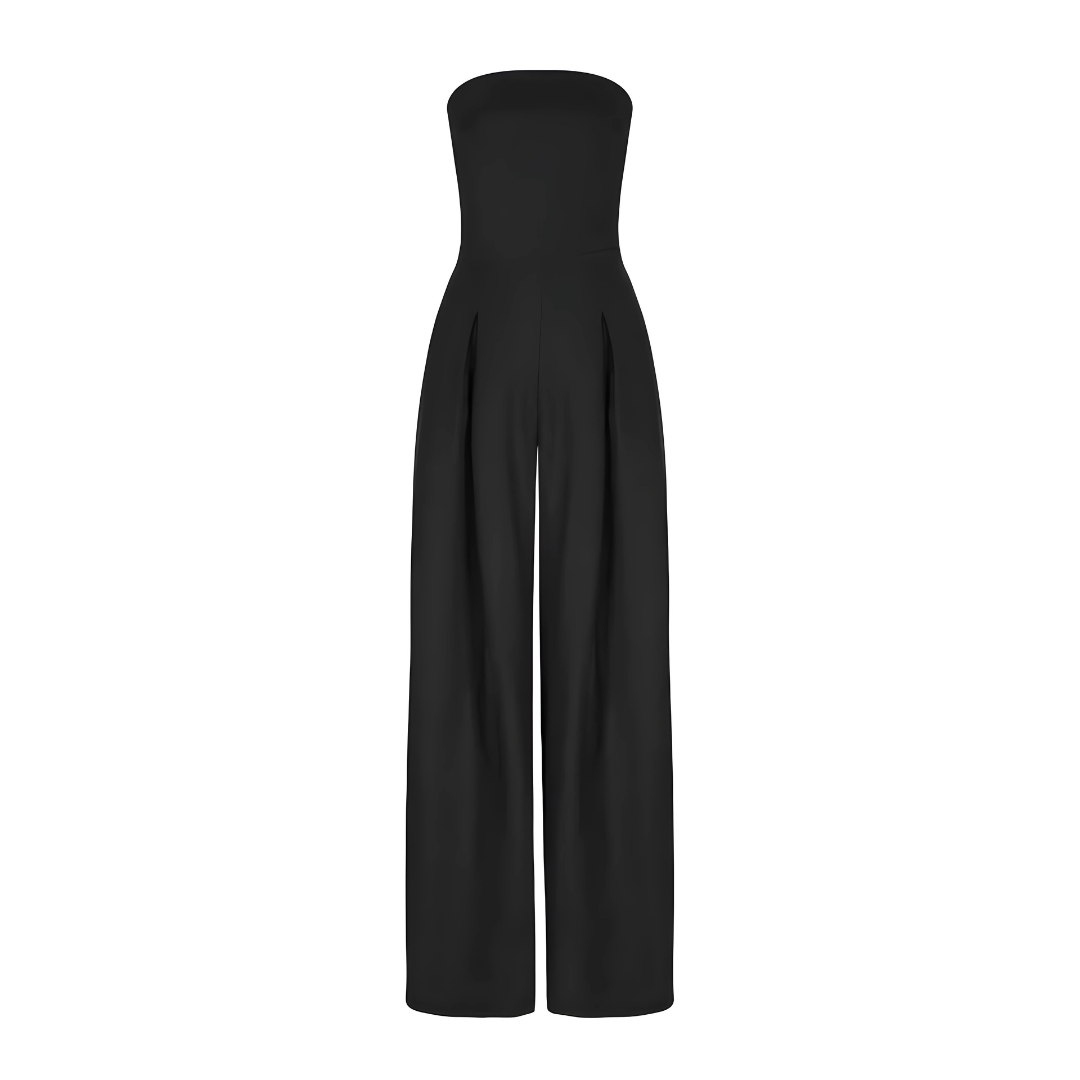 Evania™ | Elegante Tuta Strapless a Gamba Larga