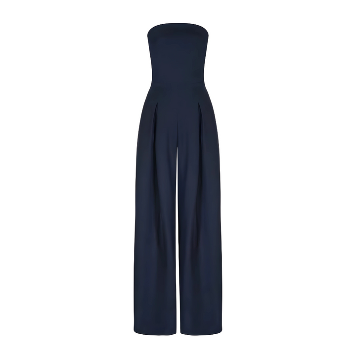 Evania™ | Elegante Tuta Strapless a Gamba Larga