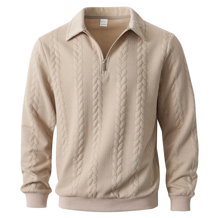 Simone™ | Polo Quarter Zip in Maglia Elegante