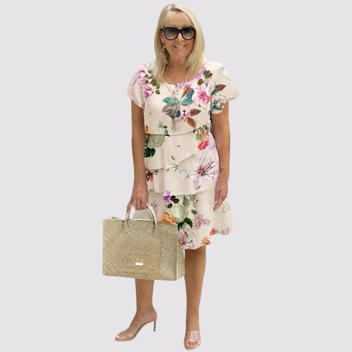 Ellie™ | Abito a Strati con Stampa Floreale