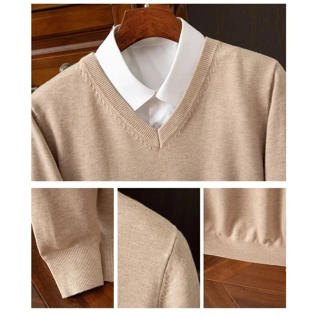Massimo™  | Maglione cashmere scollo V