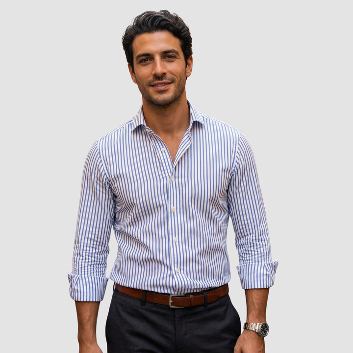 Silvio™ | Camicia elegante a righe slim-fit (1+1 GRATIS)