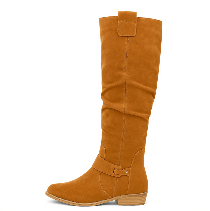 Zaira™ | Stivali in morbida pelle scamosciata