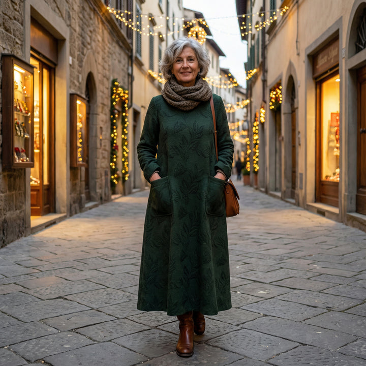 Antonia™ | Abito invernale morbido con tasche