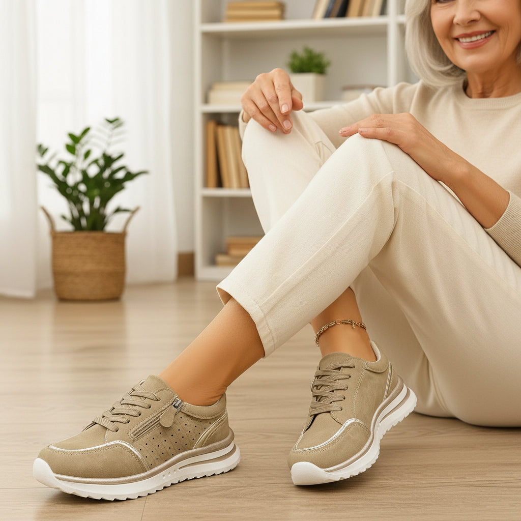 Miriam™ | Scarpe Ortopediche con Zip Laterale