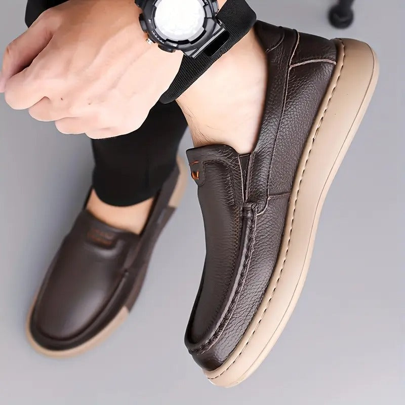 Leandro™ | Mocassini Ortopedici in Vera Pelle