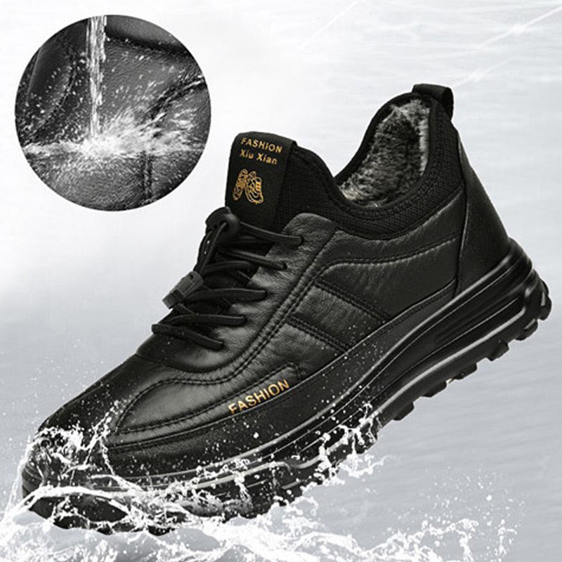 Nicolò™ | Scarpe Ortopediche Invernali in Pelle