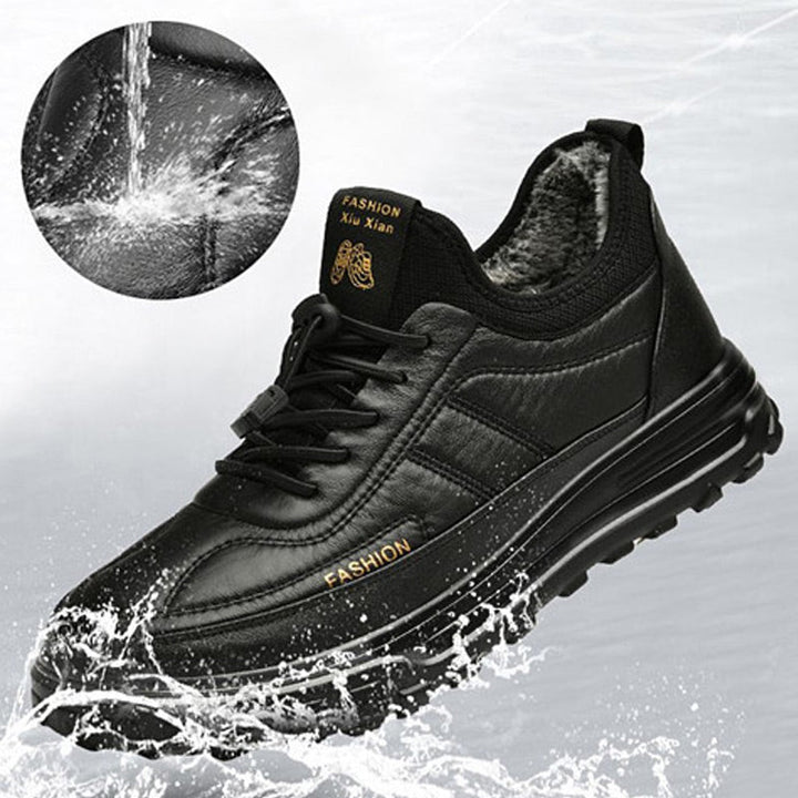 Nicolò™ | Scarpe Ortopediche Invernali in Pelle