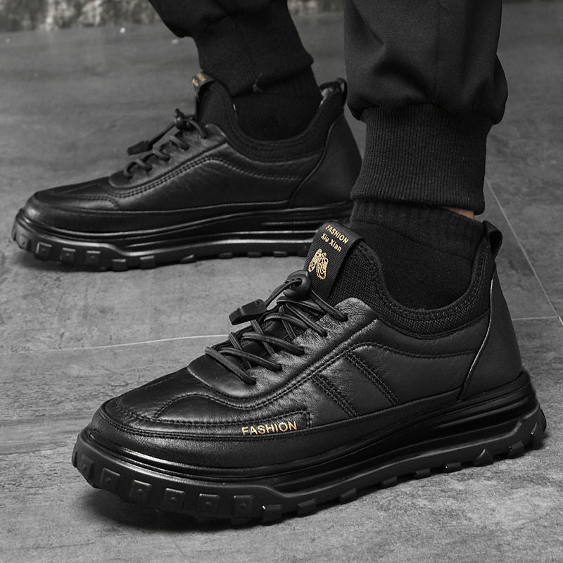 Nicolò™ | Scarpe Ortopediche Invernali in Pelle