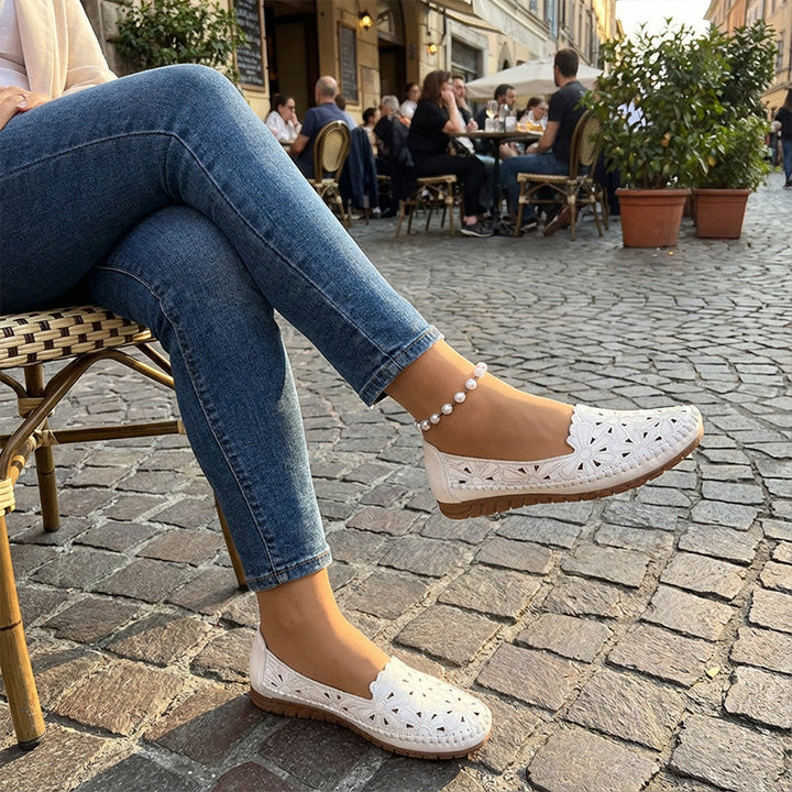 Morena™ | Scarpe Ortopediche in Pelle Vintage