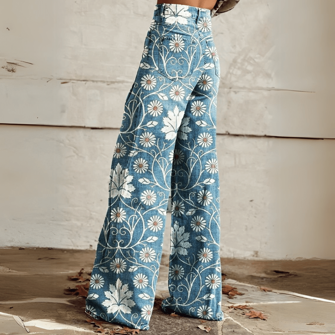 Raisa™ | Pantaloni Boho a Gamba Larga